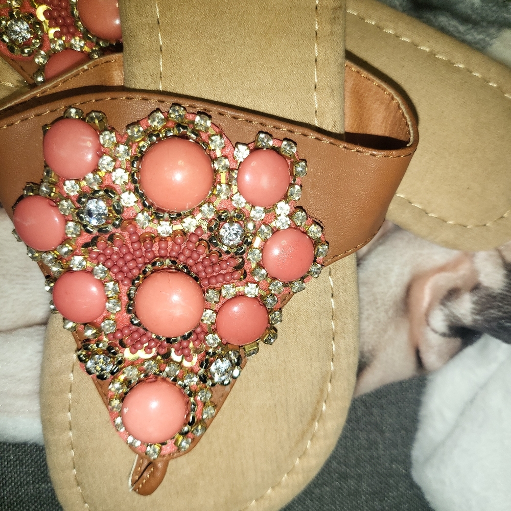 City trends gemstone sandals